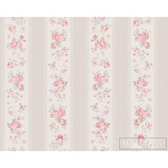   AS CREATION Maison Charme 39069-4 rózsaszín virág mintás klasszikus tapéta
