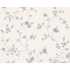   AS CREATION Maison Charme 39071-3 kék virág mintás klasszikus tapéta