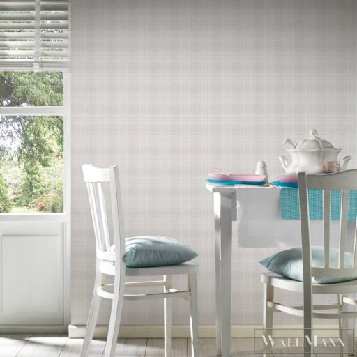 AS CREATION Maison Charme 39072-1 rózsaszín csíkos klasszikus tapéta