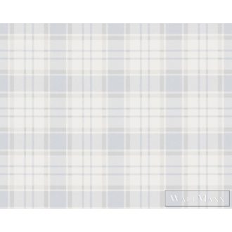   AS CREATION Maison Charme 39072-2 kék csíkos klasszikus tapéta