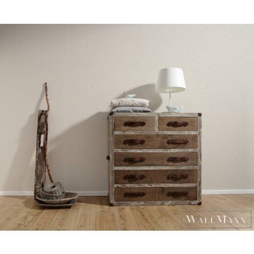 AS CREATION Maison Charme 39073-2 bézs levél mintás modern tapéta