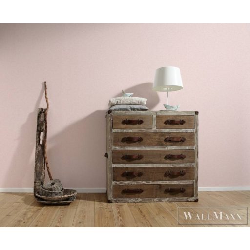 AS CREATION Maison Charme 39073-3 rózsaszín levél mintás modern tapéta