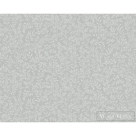 AS CREATION Maison Charme 39073-4 fehér levél mintás modern tapéta