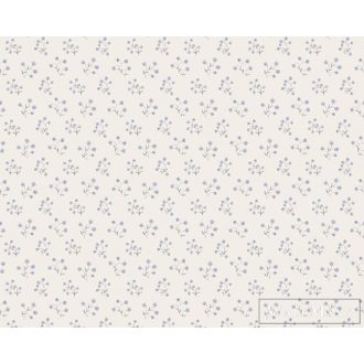   AS CREATION Maison Charme 39074-1 kék virág mintás modern tapéta