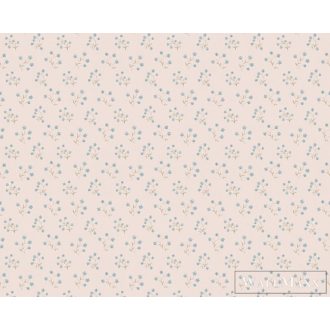   AS CREATION Maison Charme 39074-2 kék virág mintás modern tapéta