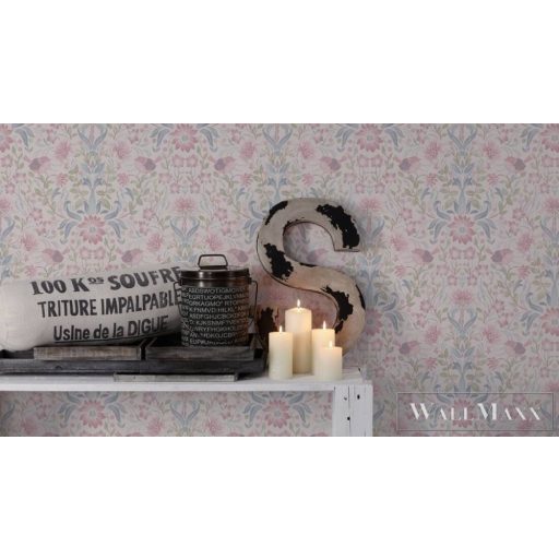 AS CREATION Maison Charme 39075-3 kék rigó mintás modern tapéta