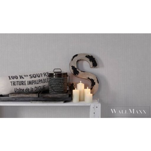 AS CREATION Maison Charme 39076-3 krémszínű csíkos klasszikus tapéta