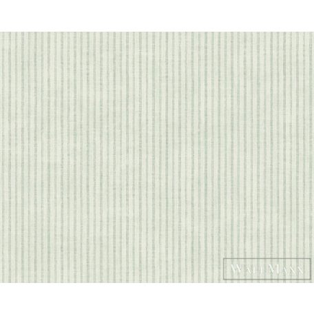 AS CREATION Maison Charme 39076-5 zöld csíkos klasszikus tapéta