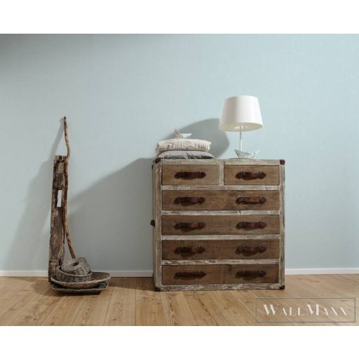 AS CREATION Maison Charme 39087-5 kék szemcsés uni tapéta