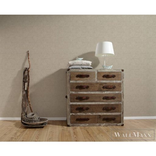 AS CREATION Antigua 39091-1 bézs rattan mintás modern tapéta