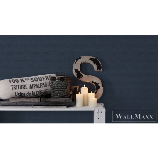 AS CREATION Antigua 39091-4 kék rattan mintás modern tapéta