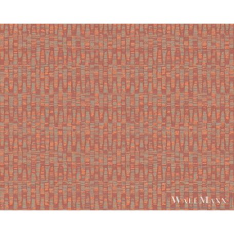 AS CREATION Antigua 39092-2 narancssárga mozaik mintás modern tapéta