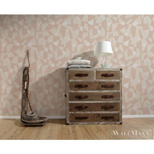 AS CREATION Antigua 39093-2 bézs grafika mintás modern tapéta