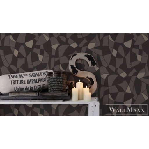 AS CREATION Antigua 39093-4 barna grafika mintás modern tapéta
