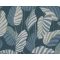 AS CREATION Antigua 39094-4 kék levél mintás grafikus tapéta