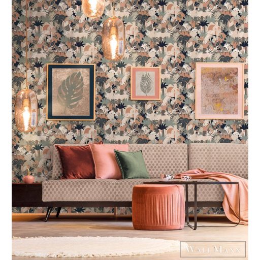 AS CREATION Antigua 39096-4 bézs zebra mintás grafikus tapéta