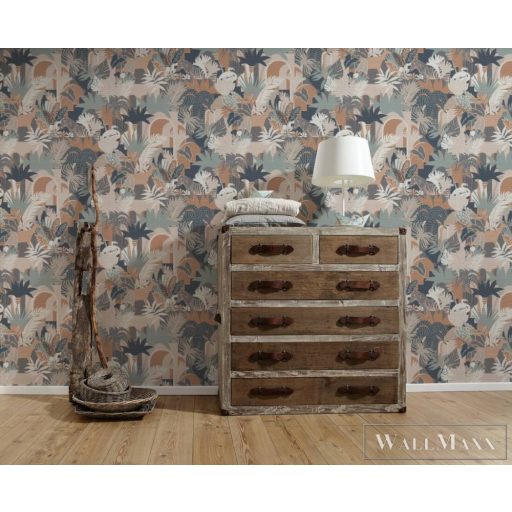 AS CREATION Antigua 39096-4 bézs zebra mintás grafikus tapéta