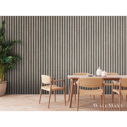 AS CREATION Elements II 39109-2 fekete fa modern tapéta