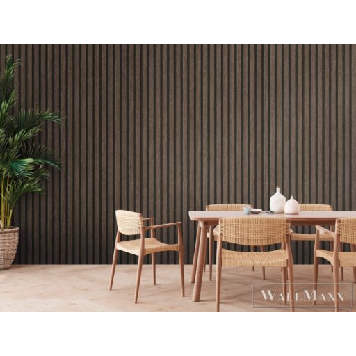 AS CREATION Elements II 39109-3 fekete fa modern tapéta