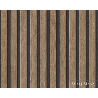 AS CREATION Elements II 39109-8 fekete fa modern tapéta