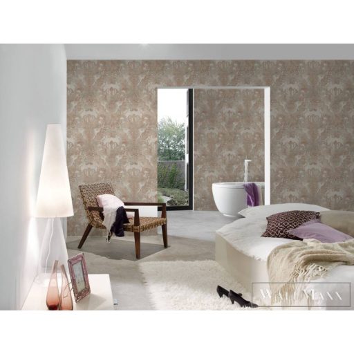 AS CREATION Metropolitan Stories 3 Travel Styles 39119-1 bézs Barokk mintás Klasszikus tapéta