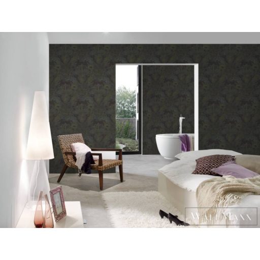 AS CREATION Metropolitan Stories 3 Travel Styles 39119-5 sötét Barokk mintás Klasszikus tapéta