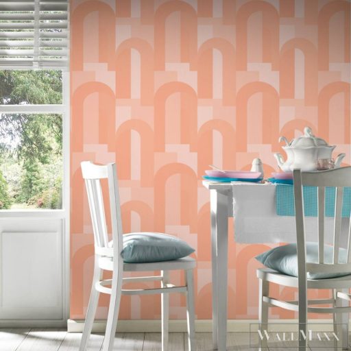 AS CREATION Arcade 39170-2 narancssárga boltíves modern tapéta