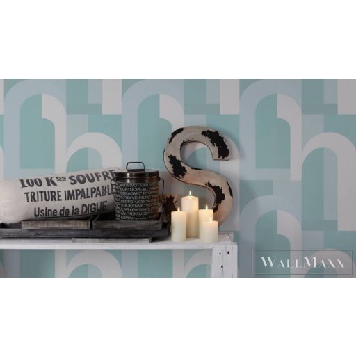 AS CREATION Arcade 39170-3 türkíz boltíves modern tapéta