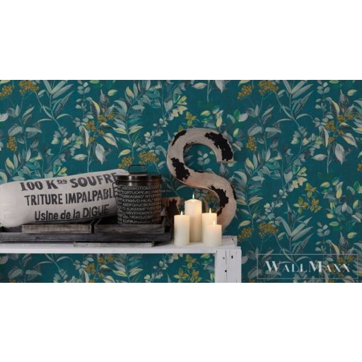 AS CREATION Arcade 39171-3 zöld virág mintás modern tapéta