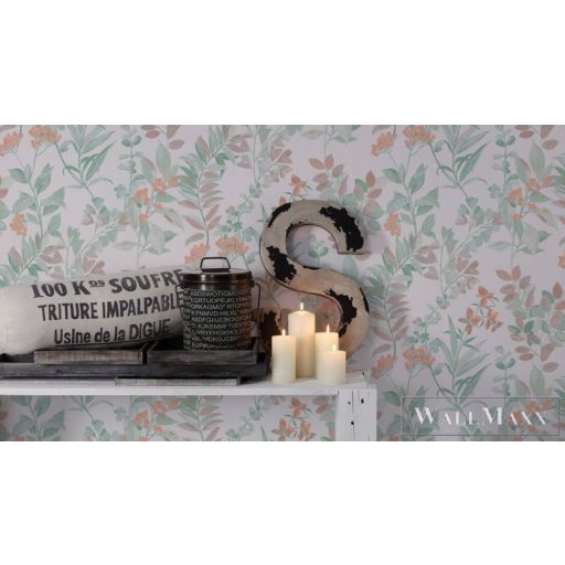 AS CREATION Arcade 39171-5 zöld virág mintás modern tapéta