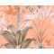 AS CREATION Arcade 39172-2 narancssárga levél mintás grafikai tapéta