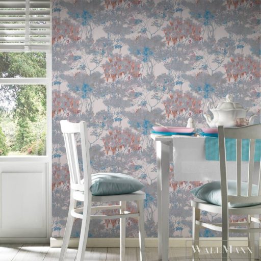 AS CREATION Arcade 39173-2 színes levél mintás grafikai tapéta