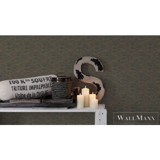 AS CREATION Arcade 39174-2 barna korall mintás grafikai tapéta