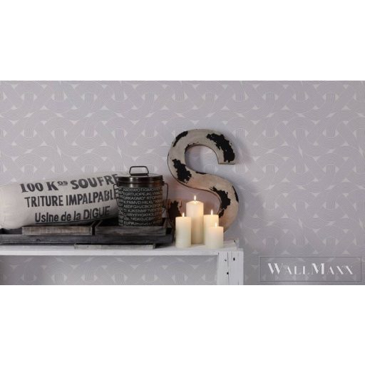 AS CREATION Arcade 39175-4 fémhatású fűző mintás grafikai tapéta