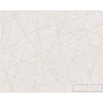   AS CREATION Metropolitan Stories 3 Travel Styles 39177-1 krémszínű Csíkos Absztrakt tapéta