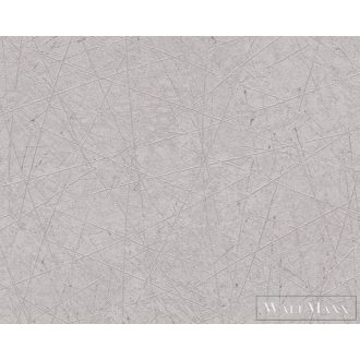   AS CREATION Metropolitan Stories 3 Travel Styles 39177-2 fémhatású Csíkos Absztrakt tapéta