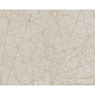   AS CREATION Metropolitan Stories 3 Travel Styles 39177-3 fémhatású Csíkos Absztrakt tapéta