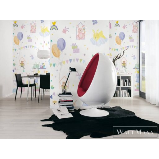 AS CREATION The Wall 2 39188-1 színes állatos ifjúsági digitális panel