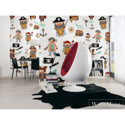 AS CREATION The Wall 2 39191-1 színes kalóz mintás ifjúsági digitális panel
