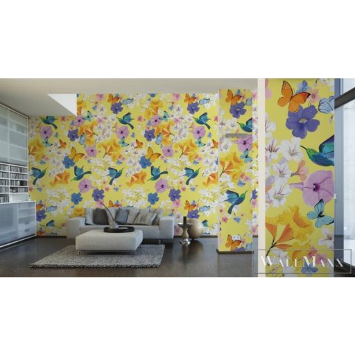 AS CREATION The Wall 2 39197-1 sárga virág mintás grafikus digitális panel