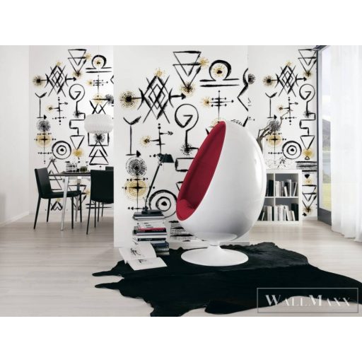 AS CREATION The Wall 2 39198-1 bézs perpetum mintás grafikus digitális panel