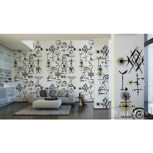 AS CREATION The Wall 2 39198-1 bézs perpetum mintás grafikus digitális panel