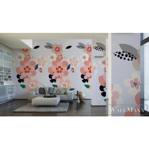 AS CREATION The Wall 2 39208-1 színes virág mintás grafikus digitális panel