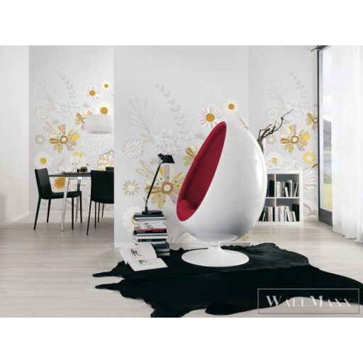 AS CREATION The Wall 2 39210-1 bézs virág mintás grafikus digitális panel