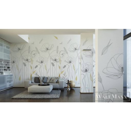 AS CREATION The Wall 2 39212-1 világos levél mintás grafikus digitális panel