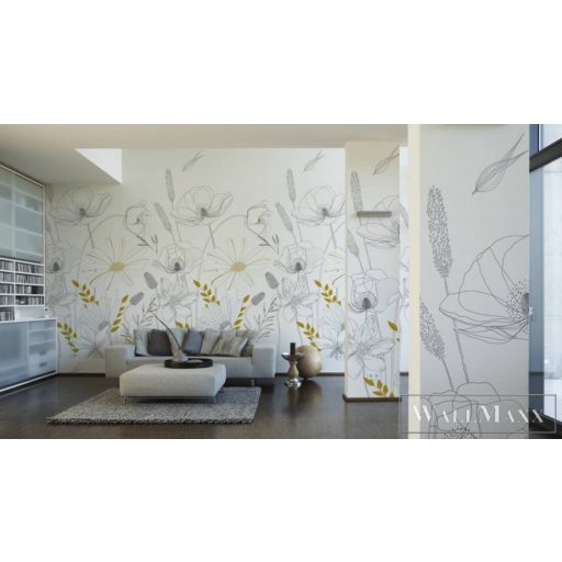 AS CREATION The Wall 2 39213-1 világos virág mintás grafikus digitális panel