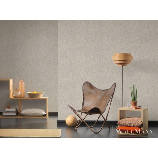 AS CREATION Attico 39219-3 arany absztrakt mintás modern XXL tapéta