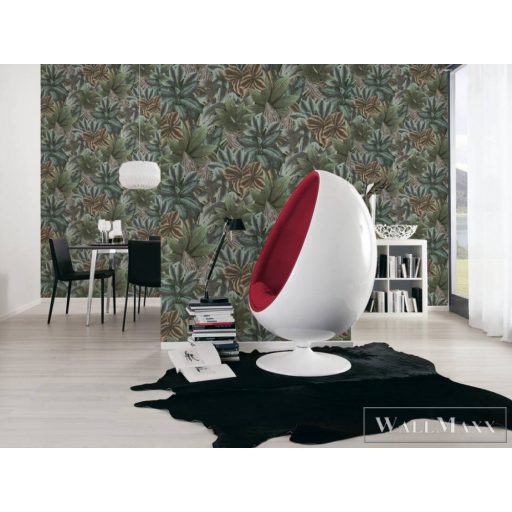 AS CREATION Metropolitan Stories 3 Travel Styles 39222-3 zöld Levél mintás Van Gogh tapéta