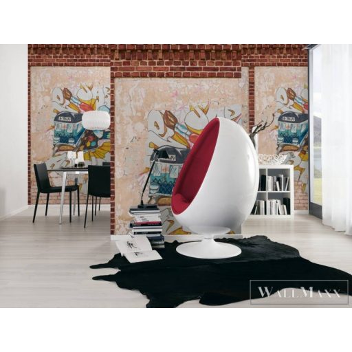 AS CREATION The Wall 2 39240-1 színes graffiti mintás térhatású digitális panel