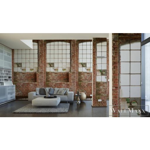 AS CREATION The Wall 2 39242-1 barna tégla mintás térhatású digitális panel